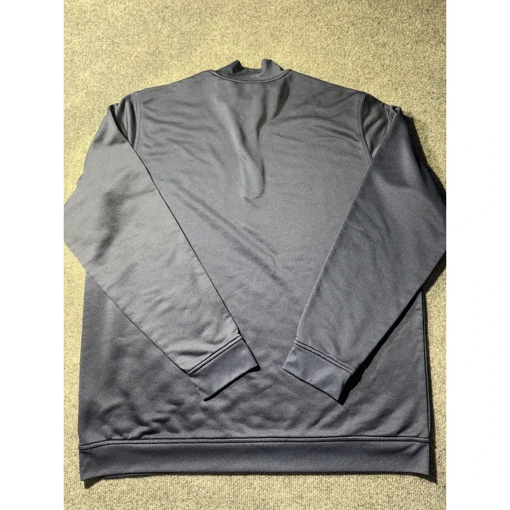 Adidas Golf Climalite Mens XL Navy Blue Quarter Zip Pullover Z97274 Performance